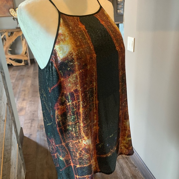 Clover Canyon Sequin Sleeveless Tank - Picture 2 of 10